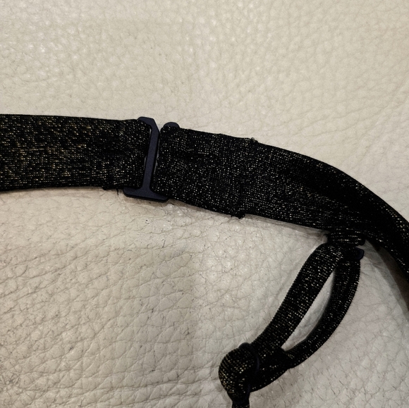 EVERYDAY SUNDAY Black Gold Shimmer Bikini Set Size 10 L - Picture 7 of 7